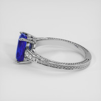 3.02 Ct. Blue Sapphire Ring, Platinum 950 4