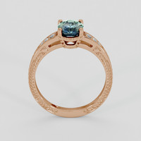 1.58 Ct. Bi Color / Parti Sapphire Ring, 14K Rose Gold 3
