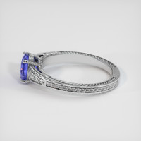 1.76 Ct. Purple Sapphire Ring, 14K White Gold 4