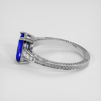 1.85 Ct. Blue Sapphire Ring, 14K White Gold 4