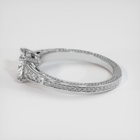 1.54 Ct. White Sapphire Ring, 18K White Gold 4