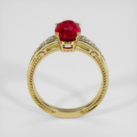 2.18 Ct. Ruby Ring, 14K Yellow Gold 3