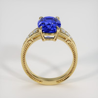 4.48 Ct. Blue Sapphire Ring, 14K Yellow Gold 3