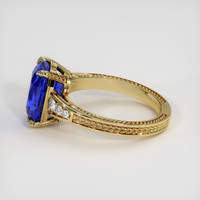 4.48 Ct. Blue Sapphire Ring, 14K Yellow Gold 4
