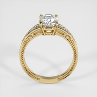 2.05 Ct. White Sapphire Ring, 14K Yellow Gold 3