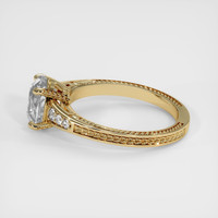 2.05 Ct. White Sapphire Ring, 14K Yellow Gold 4