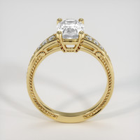 1.50 Ct. White Sapphire Ring, 14K Yellow Gold 3