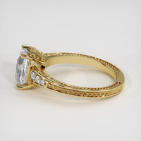 1.50 Ct. White Sapphire Ring, 14K Yellow Gold 4
