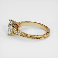 2.06 Ct. White Sapphire Ring, 14K Yellow Gold 4