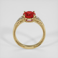 1.64 Ct. Ruby Ring, 18K Yellow Gold 3