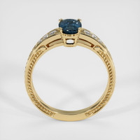1.07 Ct. Sapphire Ring, 18K Yellow Gold 3