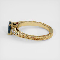 1.07 Ct. Sapphire Ring, 18K Yellow Gold 4