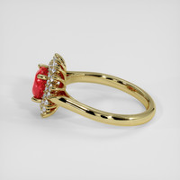 1.62 Ct. Ruby Ring, 14K Yellow Gold 4