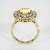 3.02 Ct. Yellow Sapphire Ring, 18K Yellow Gold 3