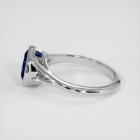 1.52 Ct. Blue Sapphire Ring, Platinum 950 4