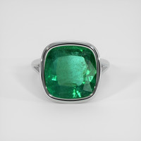 7.62 Ct. Emerald Ring, Platinum 950 1