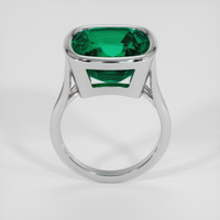 7.62 Ct. Emerald Ring, Platinum 950 3