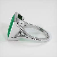6.18 Ct. Emerald Ring, Platinum 950 4