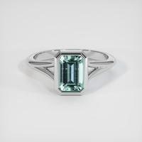1.30 Ct. Emerald Ring, Platinum 950 1
