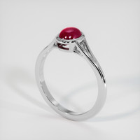 1.19 Ct. Ruby Ring, Platinum 950 2