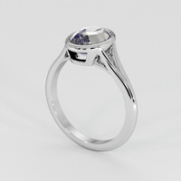 2.44 Ct. Bi Color Sapphire Ring, Platinum 950 2