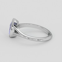 1.17 Ct. Bluish Purple Sapphire Ring, Platinum 950 4