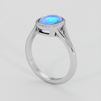 4.95 Ct. Blue Sapphire Ring, Platinum 950 2