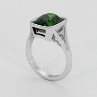 6.08 Ct. Green Sapphire Ring, Platinum 950 2