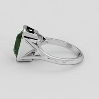 6.08 Ct. Green Sapphire Ring, Platinum 950 4