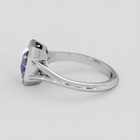 2.53 Ct. Bi Color Sapphire Ring, Platinum 950 4