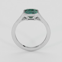 1.77 Ct. Bluish Green Sapphire Ring, Platinum 950 3