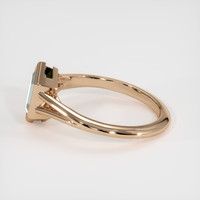 1.19 Ct. Bluish Green Sapphire Ring, 14K Rose Gold 4