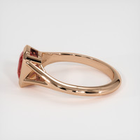 1.60 Ct. Padparadscha Sapphire Ring, 14K Rose Gold 4