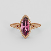 1.54 Ct. Pink Spinel Ring, 18K Rose Gold 1