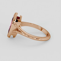 1.54 Ct. Pink Spinel Ring, 18K Rose Gold 4