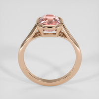 2.33 Ct. Padparadscha Sapphire Ring, 18K Rose Gold 3