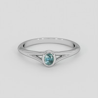 0.24 Ct. Alexandrite Ring, Silver 1