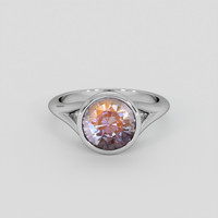2.57 Ct. Rainbow Moonstone Ring, Silver 1