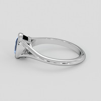 1.44 Ct. Bi Color Sapphire Ring, Silver 4