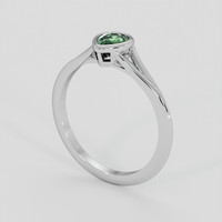 0.94 Ct. Green Sapphire Ring, Silver 2