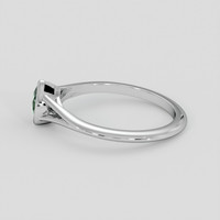 0.94 Ct. Green Sapphire Ring, Silver 4