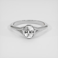 1.61 Ct. White Sapphire Ring, Silver 1