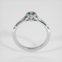 0.55 Ct. Green Sapphire Ring, Silver 3