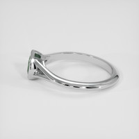 0.55 Ct. Green Sapphire Ring, Silver 4