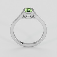 0.72 Ct. Green Sapphire Ring, 10K White Gold 3