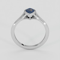 1.07 Ct. Bi Color Sapphire Ring, 10K White Gold 3