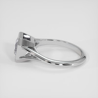 3.22 Ct. Purplish Pink Sapphire Ring, 14K White Gold 4