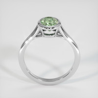 1.34 Ct. Green Sapphire Ring, 14K White Gold 3