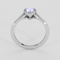 1.17 Ct. Bluish Purple Sapphire Ring, 14K White Gold 3