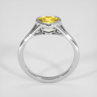 1.02 Ct. Yellow Sapphire Ring, 14K White Gold 3